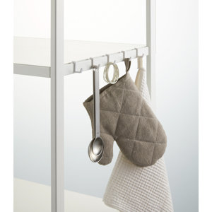 Ripiano Estensibile YAMAZAKI TOWER - Nero, Acciaio, 60-108x15x3 Cm, Portata 3 Kg - Foto 7